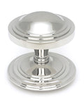 From The Anvil's Polished Marine SS (316) Art Deco Centre Door Knob