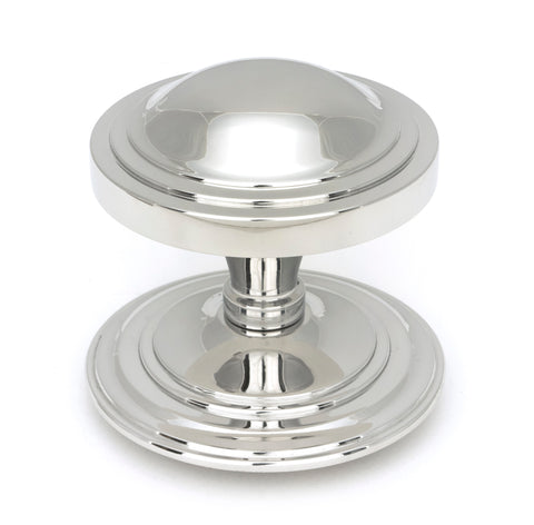 From The Anvil's Polished Marine SS (316) Art Deco Centre Door Knob