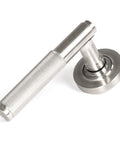 From The Anvil's Satin Marine SS (316) Brompton Lever on Rose Set (Sprung)