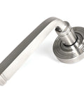 From The Anvil's Satin Marine SS (316) Avon Round Lever on Rose Set (Sprung)