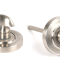 From The Anvil's Satin Marine SS (316) Round Thumbturn Set