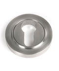 From The Anvil's Satin Marine SS (316) Round Euro Escutcheon