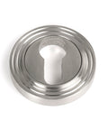From The Anvil's Satin Marine SS (316) Round Euro Escutcheon