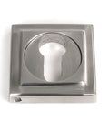 From The Anvil's Satin Marine SS (316) Round Euro Escutcheon