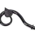 From The Anvil's Black Leaf Curtain Finial (pair)