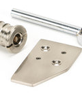 From The Anvil's Polished Nickel Key-Flush Sash Stop