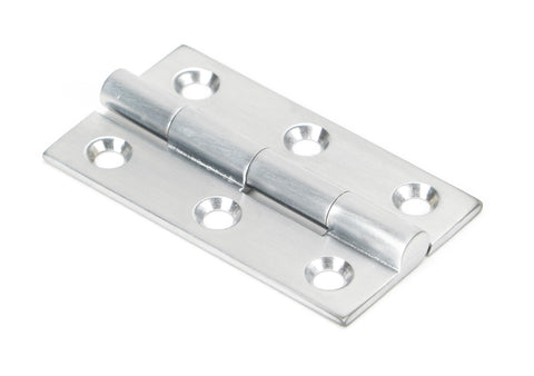 From The Anvil's Satin Chrome Butt Hinge (pair)