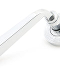 From The Anvil's Polished Chrome Avon Round Lever on Rose Set (Unsprung)