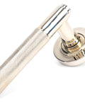 From The Anvil's Polished Nickel Brompton Lever on Rose Set (Unsprung)