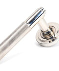 From The Anvil's Polished Nickel Brompton Lever on Rose Set (Unsprung)