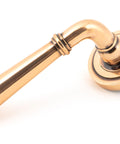 From The Anvil's Polished Bronze Newbury Lever on Rose Set (Unsprung)