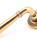 From The Anvil's Polished Bronze Newbury Lever on Rose Set (Unsprung)