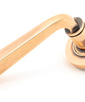 From The Anvil's Polished Bronze Avon Round Lever on Rose Set (Unsprung)