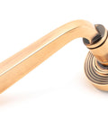 From The Anvil's Polished Bronze Avon Round Lever on Rose Set (Unsprung)