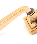 From The Anvil's Polished Bronze Avon Round Lever on Rose Set (Unsprung)