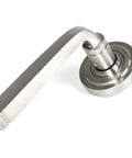 From The Anvil's Satin Marine SS (316) Avon Round Lever on Rose Set (Unsprung)