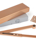From The Anvil's Polished Bronze Size 2-5 Door Closer