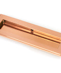 From The Anvil's Polished Bronze Art Deco Rectangular Pull