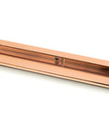 From The Anvil's Polished Bronze Art Deco Rectangular Pull