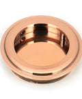 From The Anvil's Polished Bronze Art Deco Round Pull