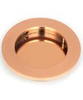 From The Anvil's Polished Bronze Plain Round Pull