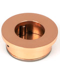 From The Anvil's Polished Bronze Round Finger Edge Pull