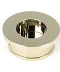 From The Anvil's Polished Nickel Round Finger Edge Pull