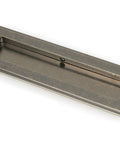 From The Anvil's Pewter Patina Art Deco Rectangular Pull