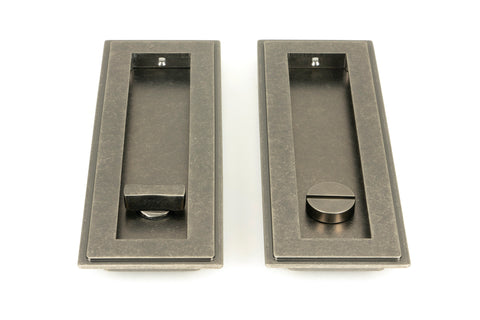 Art Deco Rectangular Pull - Privacy Set