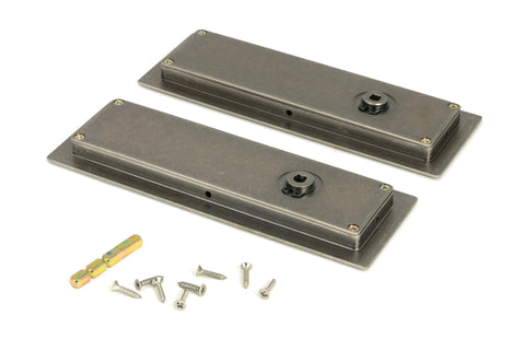 Art Deco Rectangular Pull - Privacy Set