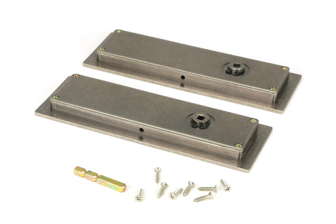 Plain Rectangular Pull - Privacy Set