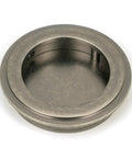 From The Anvil's Pewter Patina Art Deco Round Pull