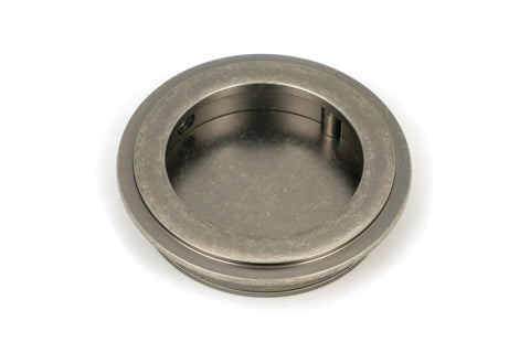 From The Anvil's Pewter Patina Art Deco Round Pull
