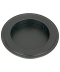 From The Anvil's Matt Black Art Deco Round Pull