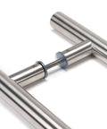 From The Anvil's Satin Marine SS (316) T Bar Handle B2B Fix 32mm dia