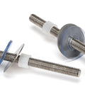 From The Anvil's Satin Stainless Steel (304) 100mm Bolt Fixings for T Bar (2)