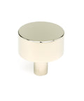 From The Anvil's Polished Nickel 32mm Kelso Cabinet Knob