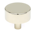 From The Anvil's Polished Nickel 38mm Kelso Cabinet Knob