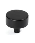 From The Anvil's Matt Black 38mm Kelso Cabinet Knob