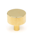 From The Anvil's Polished Brass 32mm Judd Cabinet Knob