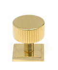 From The Anvil's Polished Brass 32mm Judd Cabinet Knob