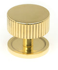 From The Anvil's Polished Brass 38mm Judd Cabinet Knob