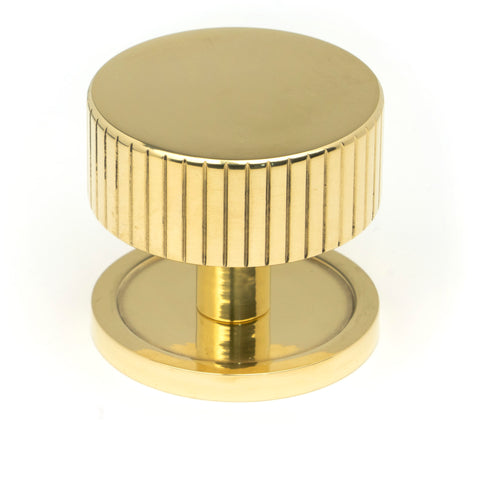 From The Anvil's Polished Brass 38mm Judd Cabinet Knob