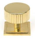 From The Anvil's Polished Brass 38mm Judd Cabinet Knob