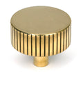 From The Anvil's Aged Brass 38mm Judd Cabinet Knob
