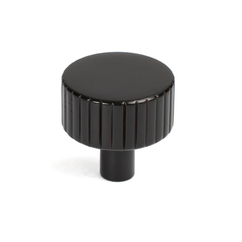 From The Anvil's Aged Bronze 32mm Judd Cabinet Knob