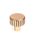 From The Anvil's Polished Bronze 25mm Judd Cabinet Knob