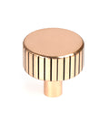 From The Anvil's Polished Bronze 32mm Judd Cabinet Knob