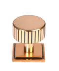 From The Anvil's Polished Bronze 32mm Judd Cabinet Knob