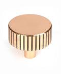 From The Anvil's Polished Bronze 38mm Judd Cabinet Knob